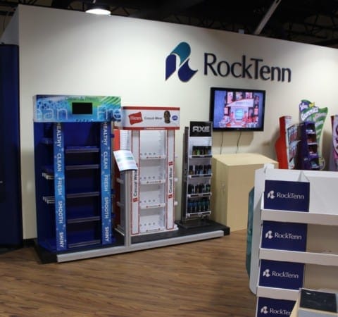 Custom retail displays with high resolution graphics printed on by Holt Environments
