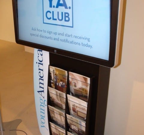Interactive display kiosk with immersive technology and touchscreen capabilities by Holt Environments