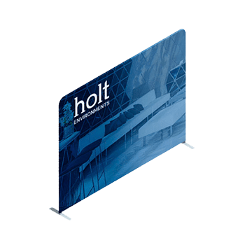 Invita 10 feet single sided straight wall free standing for live virtual events