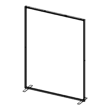 PictureScape 6x8 feet narrow wall frame for live events and professional trade shows